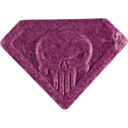 Purple Punisher ecstasy pill (XTC) — MDMA 194mg; Unknown — Zürich, Switzerland