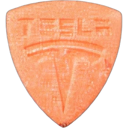 Yellow Tesla ecstasy pill (XTC) — MDMA — Switzerland
