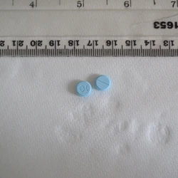 Blue Martin Dow Valium pill — Ethylbromazolam — Birmingham (B33), England