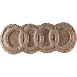 Grey Audi RS ecstasy pill (XTC) — MDMA 156mg — Zürich, Switzerland