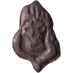 Grey Grim Reaper ecstasy pill (XTC) — MDMA 285mg — Málaga, Spain