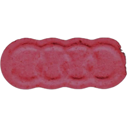 Red Audi RS ecstasy pill (XTC) — MDMA 145mg — Barcelona, Spain