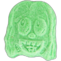 Green Tekashi ecstasy pill (XTC) — MDMA 310mg — Neuenburg, Switzerland