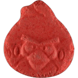 Pink Angry Bird ecstasy pill (XTC) — MDMA 210mg — Zürich, Switzerland
