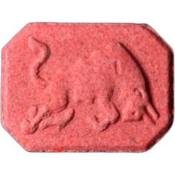 Red Red Bull ecstasy pill (XTC) — MDMA 163mg — Luzern, Switzerland