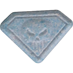 Pill Punisher — MDMA 24mg; Caffeine 183mg — Berlin, Germany