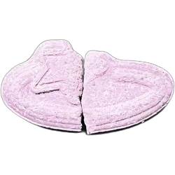 Purple Pop Smoke ecstasy pill (XTC) — MDMA 59mg; Caffeine 78mg — Valencia, Spain