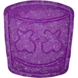 Purple Marshmello ecstasy pill (XTC) — MDMA 117mg — Vienna, Austria