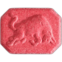 Red Red Bull ecstasy pill (XTC) — MDMA 164mg — Switzerland