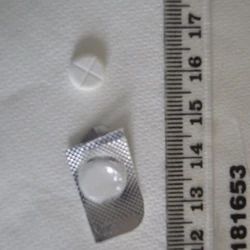 White Galenika Rivotril pill — Clonazepam — Birmingham (B22), England