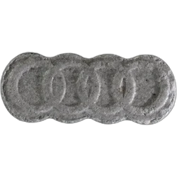 Grey Audi RS ecstasy pill (XTC) — MDMA 232mg — Bern, Switzerland