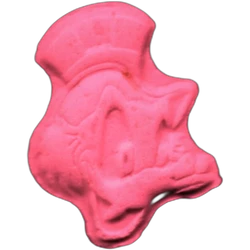 Pink Donald Duck ecstasy pill (XTC) — MDMA 108mg — Barcelona, Spain
