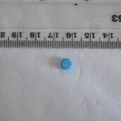 Blue Etizolam pill — Desalkylgidazepam — Waltham Forest (E17), England