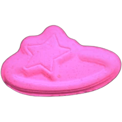 Pink Pop Smoke ecstasy pill (XTC) — MDMA 153mg — Barcelona, Spain