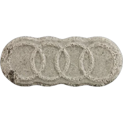 Grey Audi RS ecstasy pill (XTC) — MDMA 147mg — Zürich, Switzerland