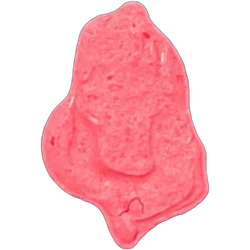Pink Grim Reaper ecstasy pill (XTC) — MDMA 226mg — Málaga, Spain