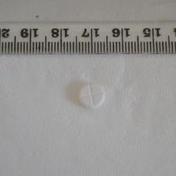 White Rivotril pill — Clonazepam — Kirklees, Leeds, Wakefield (WF12), England