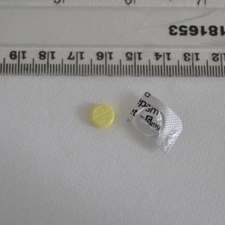 Yellow Diazapam pill — Diazepam — Chesterfield, North East Derbyshire (S40), England