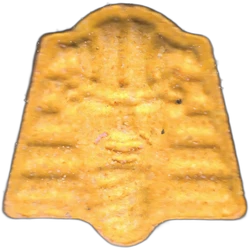 Yellow Pharaoh ecstasy pill (XTC) — MDMA 150mg — Madrid, Spain