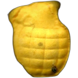 Yellow Granade ecstasy pill (XTC) — Unknown — Barcelona, Spain