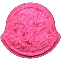 Pink Moncler ecstasy pill (XTC) — MDMA 156mg — Barcelona, Spain