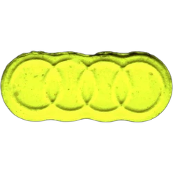 Yellow Audi RS ecstasy pill (XTC) — MDMA 143mg — Barcelona, Spain