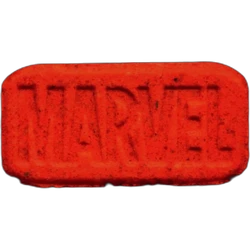 Orange Marvel Elektra ecstasy pill (XTC) — MDMA 166mg — Barcelona, Spain