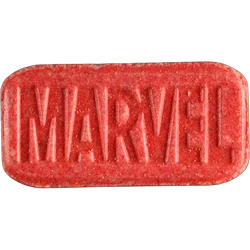Red Marvel ecstasy pill (XTC) — MDMA 179mg — Zürich, Switzerland