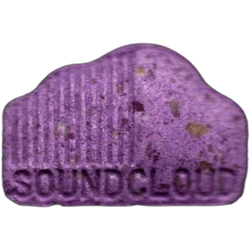 Purple Soundcloud ecstasy pill (XTC) — MDMA 131mg — Barcelona, Spain