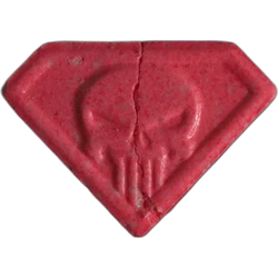 Pink Punisher ecstasy pill (XTC) — MDMA 191mg — Bern, Switzerland