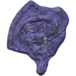 Purple Grim Reaper ecstasy pill (XTC) — MDMA 148mg — Madrid, Spain