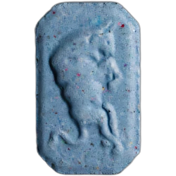 Blue Red Bull ecstasy pill (XTC) — MDMA 99mg — Marseille, France