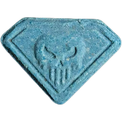 Pill Punisher — MDMA 20mg; Caffeine 154mg — Berlin, Germany