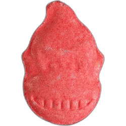 Pink Donkey Kong ecstasy pill (XTC) — MDMA 152mg — Bern, Switzerland