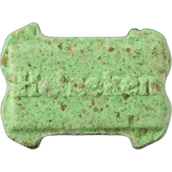 Green Heineken ecstasy pill (XTC) — MDMA 146mg — Zürich, Switzerland