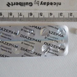 White Diazapam pill — Diazepam — Bromley, Croydon, Lambeth, Southwark (SE19), England