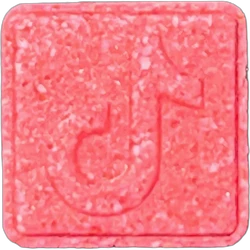 Pink TikTok ecstasy pill (XTC) — MDMA — Cádiz, Spain