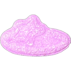 Purple Pop Smoke ecstasy pill (XTC) — MDMA 205mg — Huelva, Spain