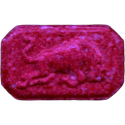 Red Red Bull ecstasy pill (XTC) — MDMA 215mg — Barcelona, Spain