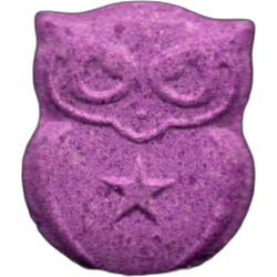 Purple Buho Panama ecstasy pill (XTC) — MDMA 225mg — Barcelona, Spain