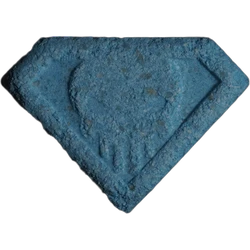 Blue Punisher ecstasy pill (XTC) — MDMA 129mg — Zürich, Switzerland