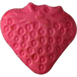 Pink Strawberry ecstasy pill (XTC) — MDMA 170mg — Zürich, Switzerland