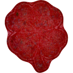 Orange 4 Blattriges Kleeblatt ecstasy pill (XTC) — MDMA 107mg — Vienna, Austria