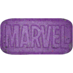 Purple Marvel ecstasy pill (XTC) — MDMA 182mg — Vienna, Austria