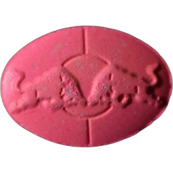 Red Red Bull ecstasy pill (XTC) — NEP — Basel, Switzerland