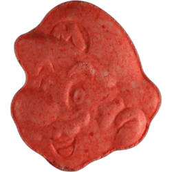 Red Super Mario ecstasy pill (XTC) — MDMA 157mg — Zürich, Switzerland