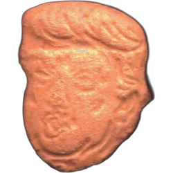 Orange Trump ecstasy pill (XTC) — MDMA 172mg — Madrid, Spain