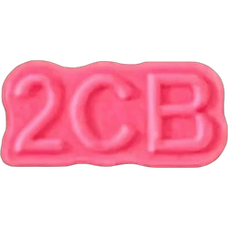 Pink 2C-B pill — 2C-B 12mg — Málaga, Spain