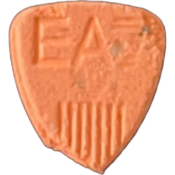 Orange Ea7 ecstasy pill (XTC) — MDMA 118mg — Málaga, Spain