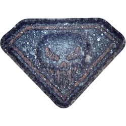 Black Punisher ecstasy pill (XTC) — Caffeine 197mg — Vienna, Austria